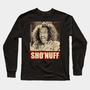 Sho Nuff - RETRO STYLE Long Sleeve T-Shirt